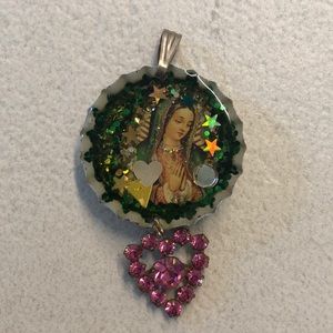 Goldie Garcia bottle cap pendant